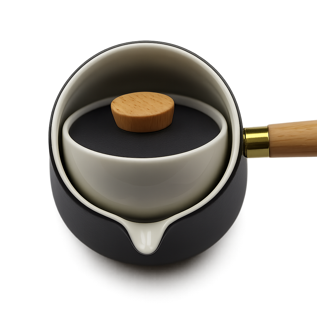 Ceramic Rotating Tea Set