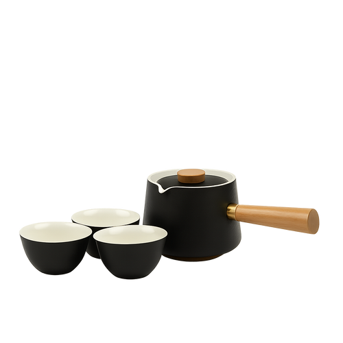 Ceramic Rotating Tea Set