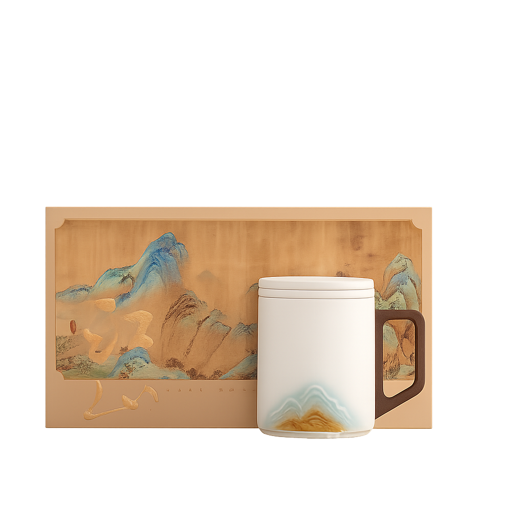 Luxury Ceramic Tea Infuser Mug