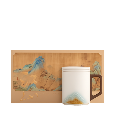 Luxury Ceramic Tea Infuser Mug