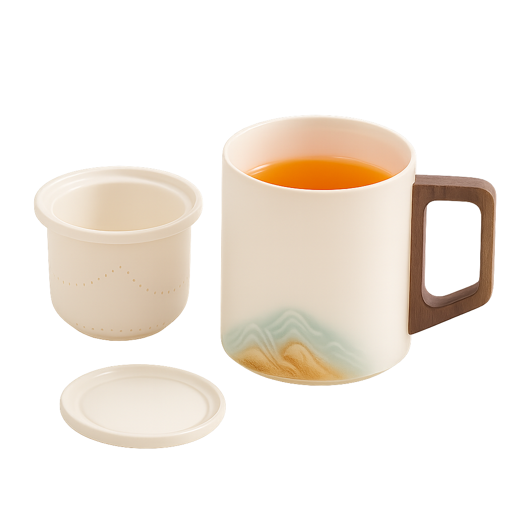 Mistora – Luxury Ceramic Tea Infuser Mug