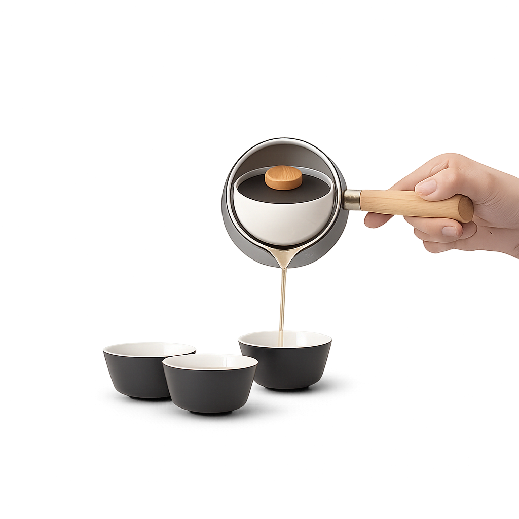 Spinbrew – Ceramic Rotating Tea Set