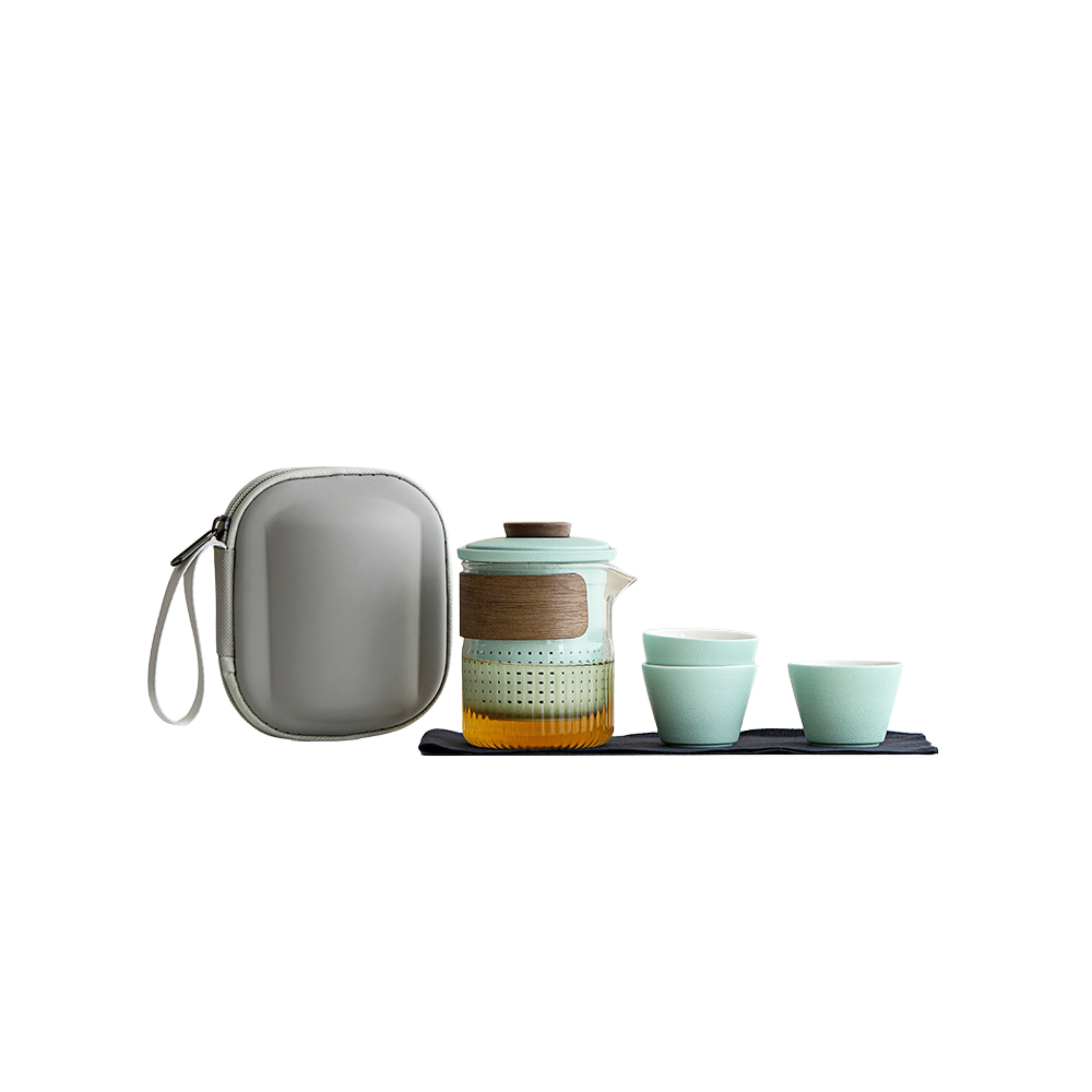 Brewnest – Portable Glass Travel Tea Set