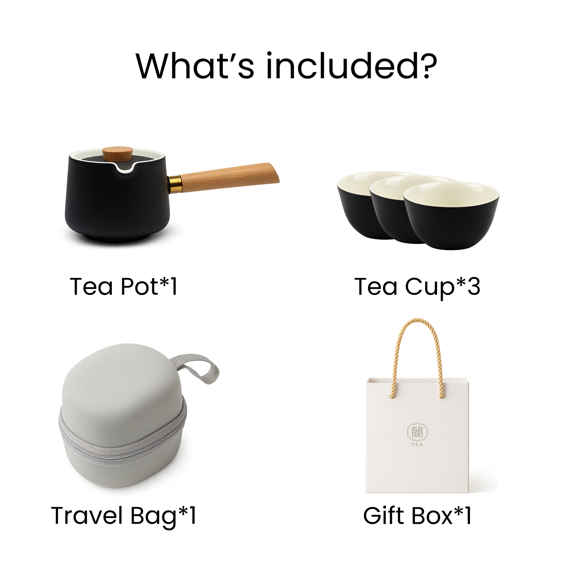 Ceramic Rotating Tea Set